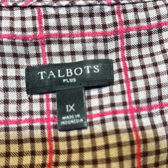 Talbots blouse 1X - Picture 3 of 6